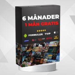 6 Månaders IPTV-Abonnemang (+1 Månad Gratis )