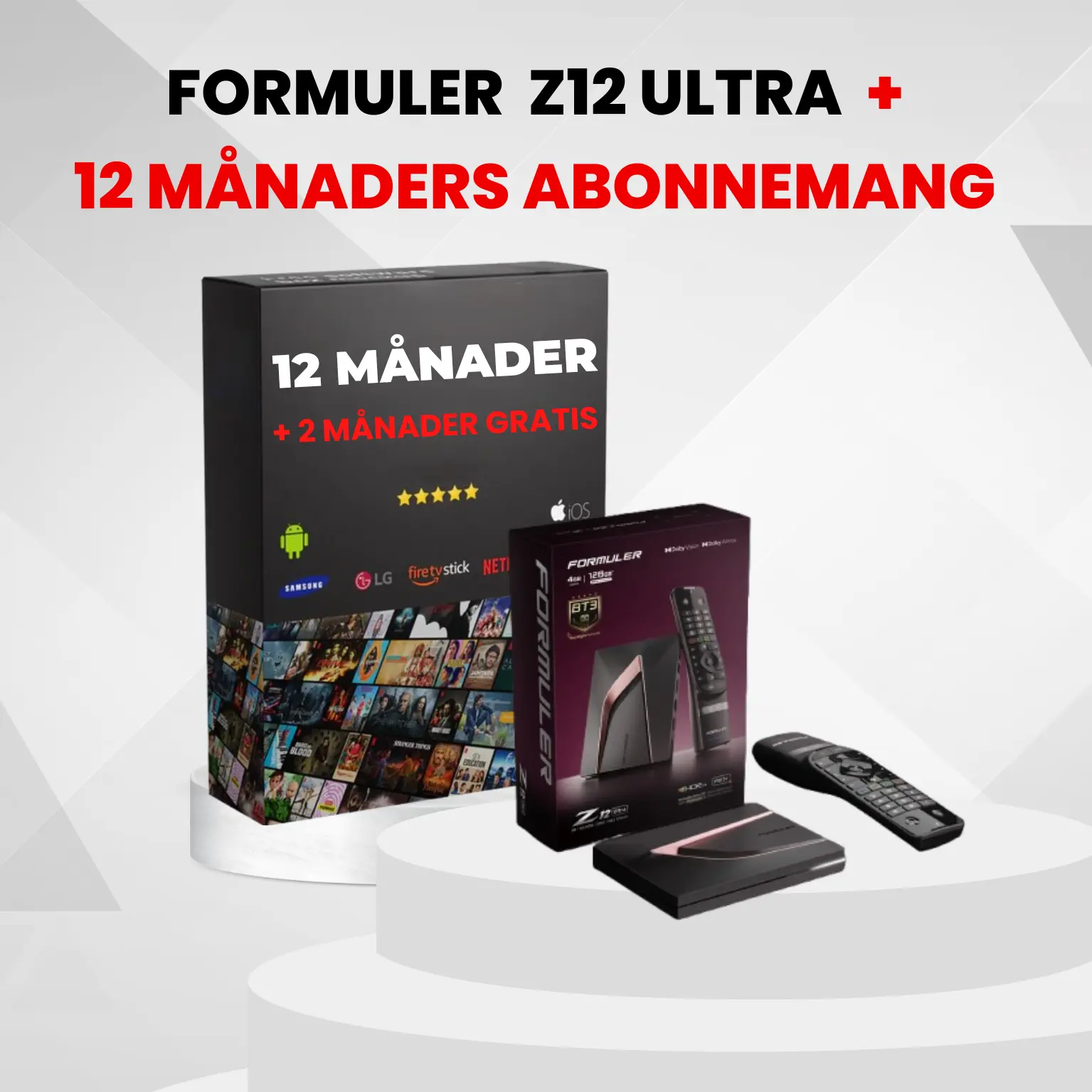 Formuler Z12 Ultra + 12 Månaders Abonnemang